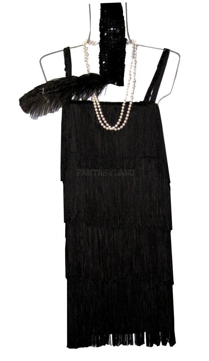 1920's Flapper Costume Size 8-12 SM-MD
