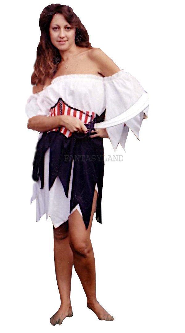 Sexy Pirate Wench Woman Costume Size Small - Large