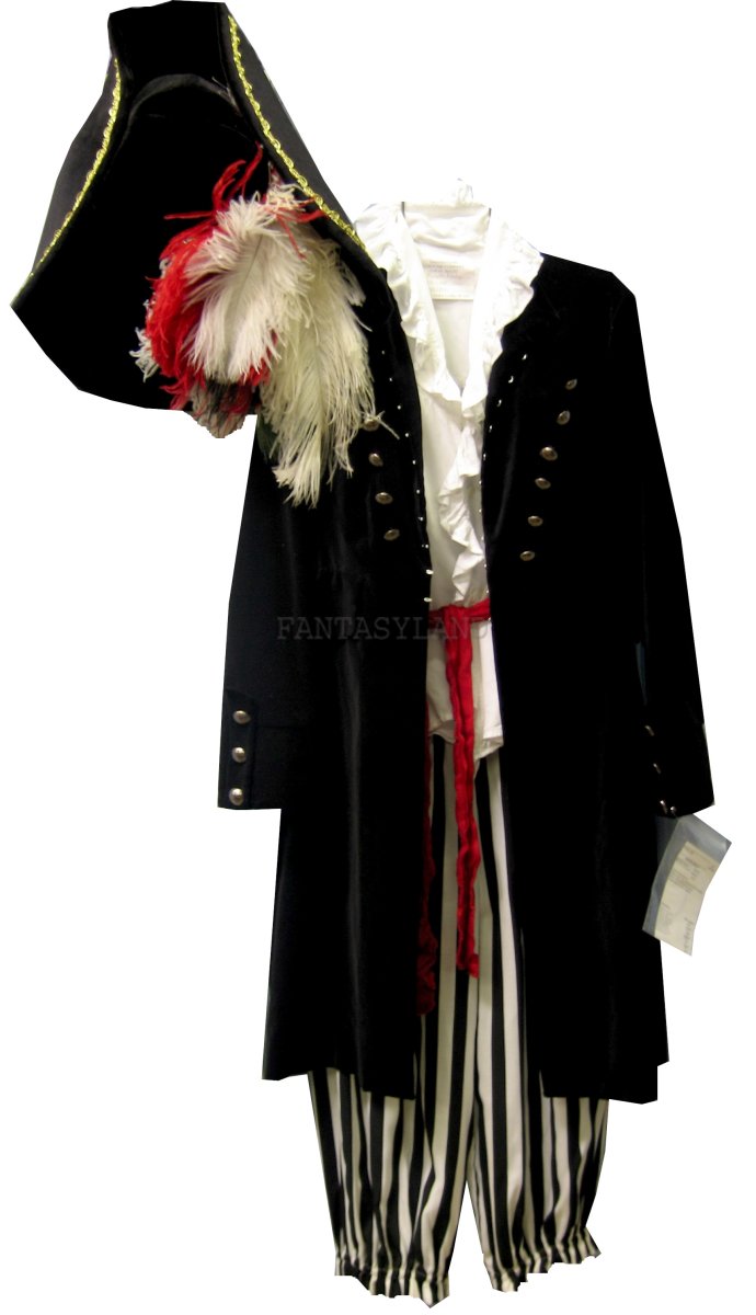 Pirate Coat Lady Costume Size Small - Medium