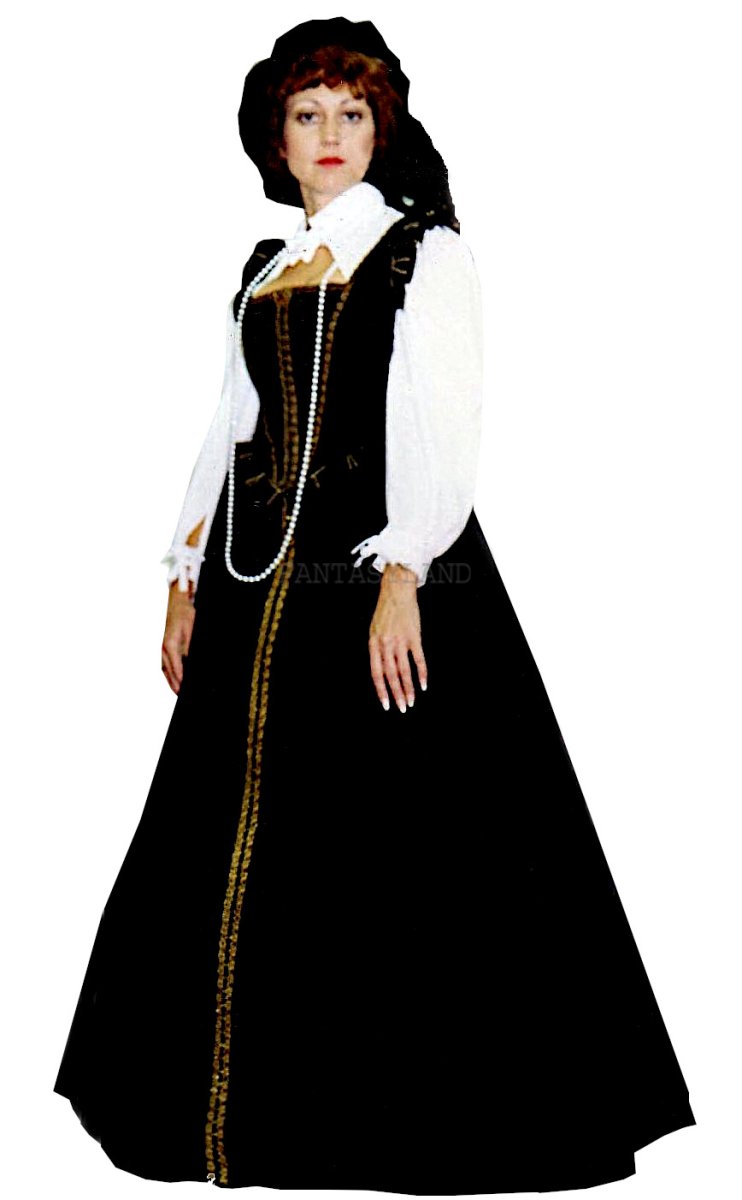 Renaissance Court Lady Clothing, Size 5-7 Small