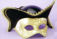 1/2 VENETIAN MASK with HAT