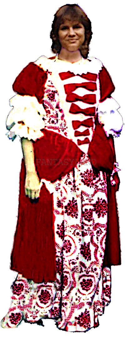 17th Century Lady Costume Size 12 Medium